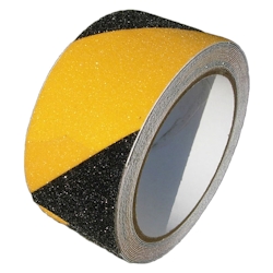 10x Antirutschband 25mm x 5m schwarz-gelb