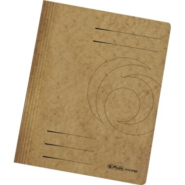 Herlitz Schnellhefter 10902955 DIN A4 Colorspankarton braun Image