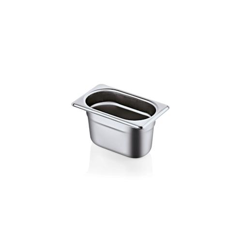 Gsp Professional Gn-Behälter 1/9 (100 mm) Edelstahl Gastronomiebehälter Gastronormbehälter