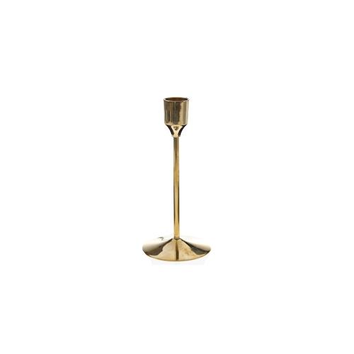 Stabkerzenhalter Kerzenständer Tafelkerzenhalter Kerzenhalter gold 15,5cm