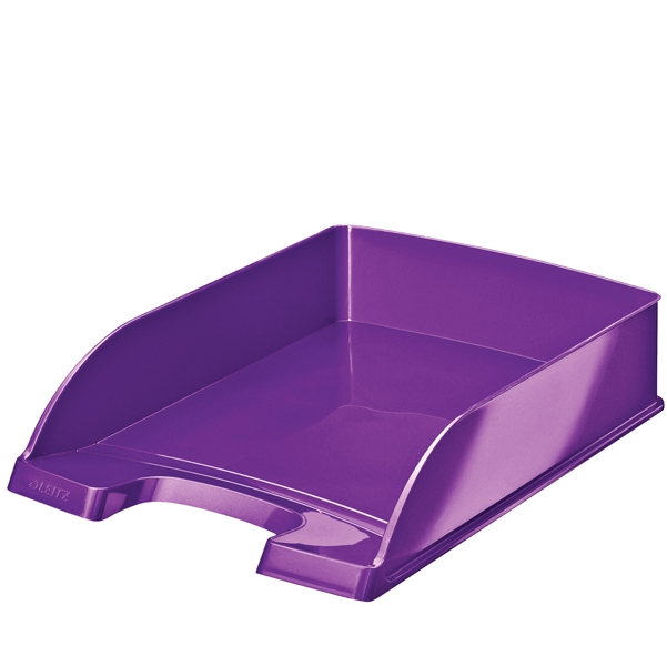 Leitz Briefablage WOW Plus 52263062 DIN A4 stapelbar PS violett Image
