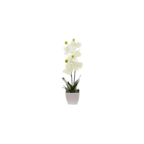 Deko-Orchidee `Deko-Orchidee` ; weiß ; 40 cm