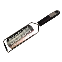 FACKELMANN 25778 Sense 2-Wege-Handreibe | Spülmaschinengeeignet | Edelstahl Image