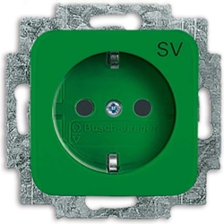 Busch-Jaeger SCHUKO Steckdosen-Einsatz 20 EUC-13-212-103 2CKA002011A6259 Image