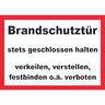 Brandschutztür Schild A4 (210x297mm)