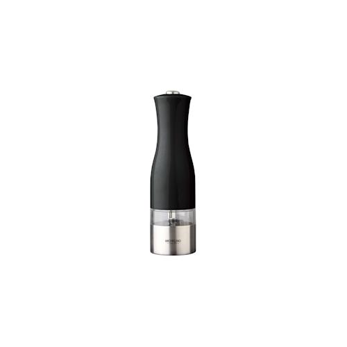 Michelino elektrische Gewürzmühle Atlanta Pfeffer-/Salzmühle LED-Beleuchtung Keramikmahlwerk Schwarz