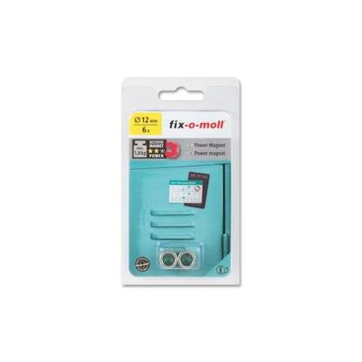 fix-o-moll Neodym Magnete Ringe 12mm silber Image