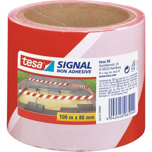 tesa Signalklebeband 80 mm x 100 m Image