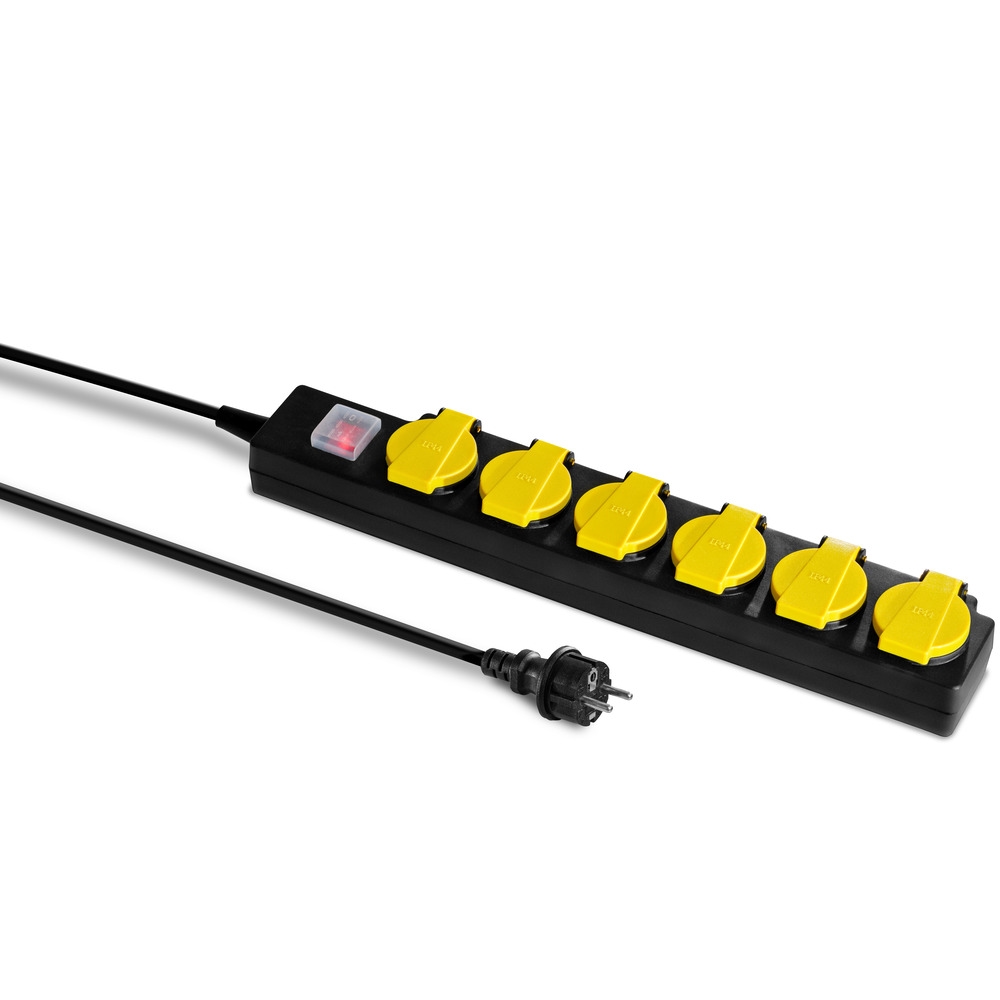 TROTEC Steckdosenleiste mit selbstschließender Schutzklappe PVP6 Image