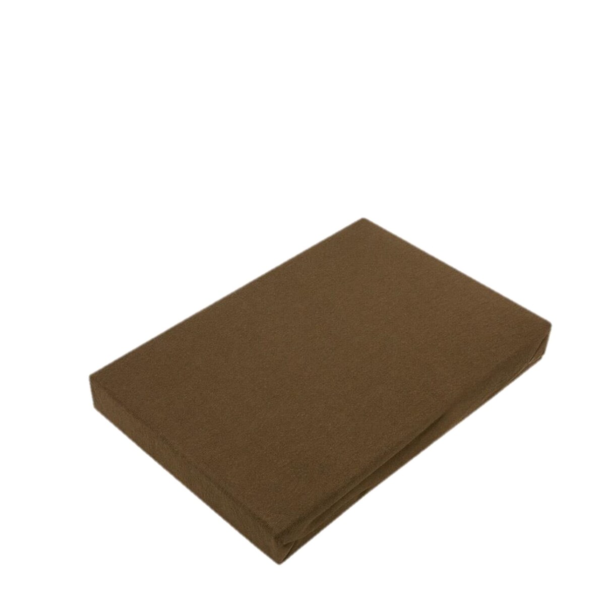 EXKLUSIV HEIMTEXTIL Jersey Spannbettlaken für Wasserbetten Rundumgummizug 200 x 220 cm Schokobraun Image