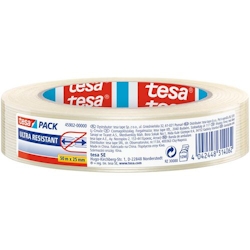 tesa Verpackungsklebeband tesapack Ultra Resistant Transparent 25 mm (B) x 50 m (L) PE (Polyethylen) Image