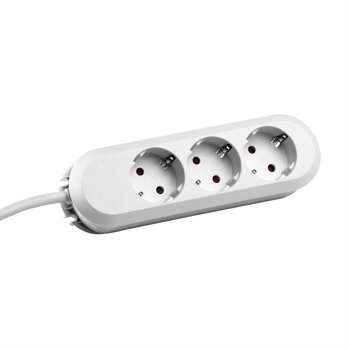 BACHMANN SMART Steckdosenleiste 3x Schutzkontakt, weiß, 1,5 m Image