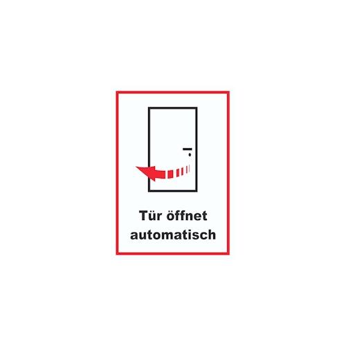 Tür öffnet automatisch Schild A6 (105x148mm)