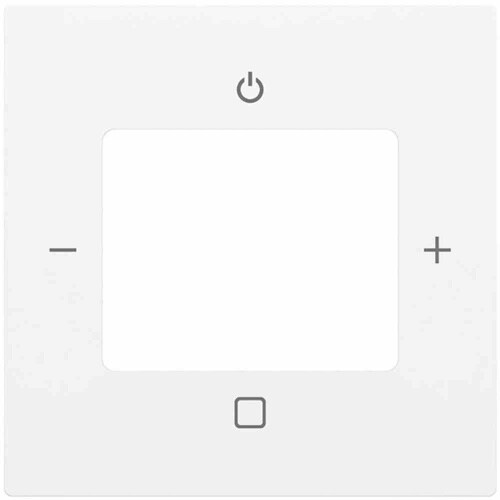 Busch-Jaeger Zentralplatte, Radio, alpinweiß, glänzend, Klemmbefestigung, mit Aufdruck, ohne Beschriftungsfeld Image