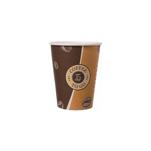 „50x Kaffeebecher Topline „“Coffee to go““ Pappe beschichtet 12oz. 300 ml“