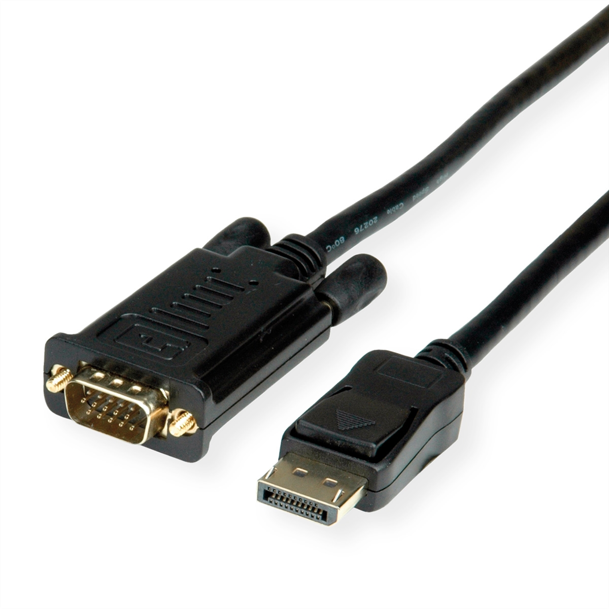 VALUE Kabel DisplayPort-VGA, DP ST - VGA ST, schwarz, 1 m Image