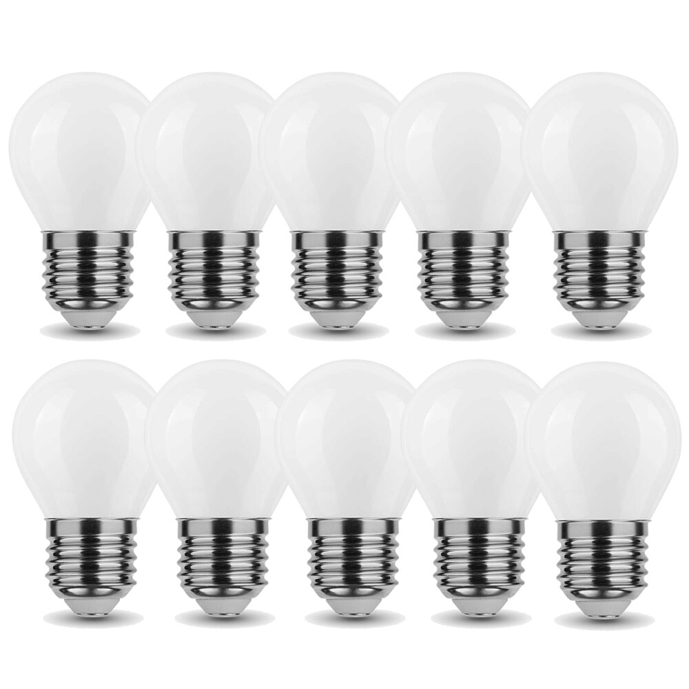 V-Tac 4 W Mini E27 LED Leuchtmittel Birne Kugel G45 3200 Lumen Warmweiß 10 Stück Image