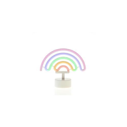 LED NEON Figur Regenbogen Neonlicht Neonschild Leuchtfigur USB 19cm