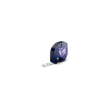 Letratag-Band schwarz auf transparent, Plastik für Letratag, 12 mm x 4 m, DYMO 16951 Image