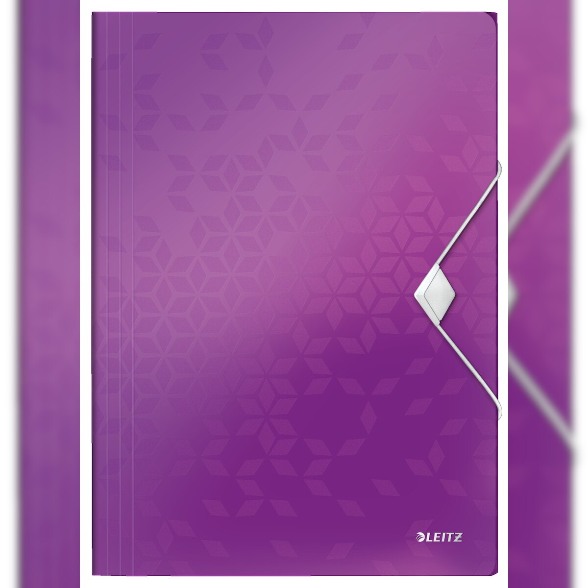 Leitz Eckspannermappe WOW 45990062 DIN A4 3Klappen PP violett Image
