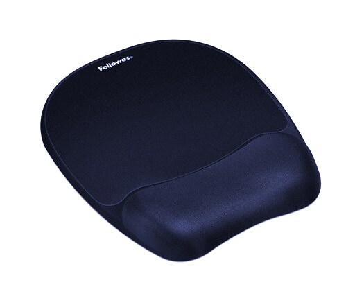 Fellowes Handgelenkauflage mit Mauspad Memory Foam Blau Image