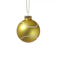 Weihnachtsbaumschmuck Tennisball D: 5,6cm Weihnachtskugel Sport