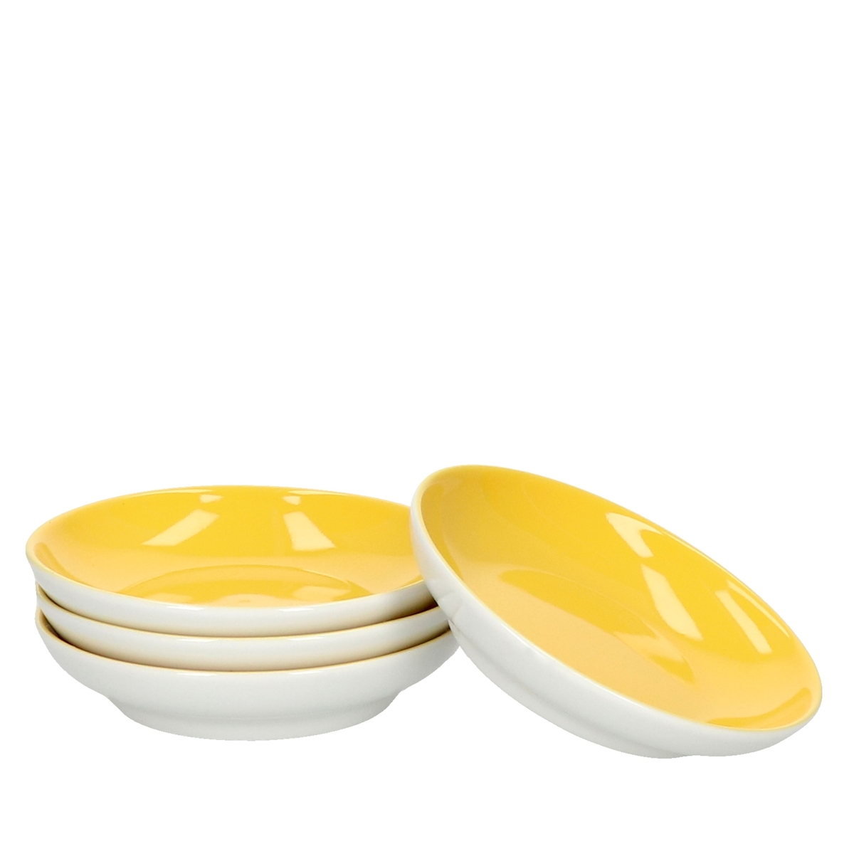 4er Set Schale 10cm flach Gelb Doppio - Ritzenhoff 64292 Image