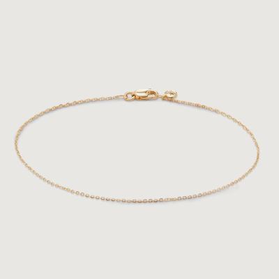 Gold Super Fine Chain Bracelet