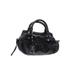 Marc by Marc Jacobs Leather Satchel: Pebbled Black Print Bags