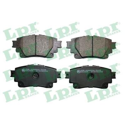 LPR Bremsbelagsatz, Scheibenbremse hinten rechts links für TOYOTA 04466F4020 0446612161 0446612160 05P2202