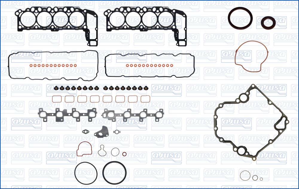 AJUSA Dichtungsvollsatz, Motor 50389000 mit Ventilschaftabdichtung für JEEP DODGE Image