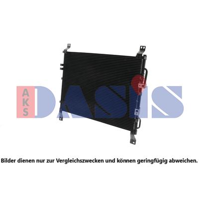 AKS DASIS Kondensator, Klimaanlage für SSANGYONG 512047N Image