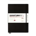LEUCHTTURM1917 367822 Week Planner Master (A4+) 2024, with Booklet, Black, English