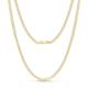 Amberta Allure Women Italian 9ct Gold Curb Chain Necklace: 2.5 mm 9ct Gold Chain Women 20 inch