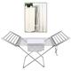 GCCSSBXF Electric Heated Clothes Airer Rack - Foldable Stable Dryer With 18 Bars - Indoor Laundry Drying Solution For Home, Apartment - Electric Clothes Dryer Machine