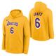 "Sweat à capuche Nike Icon Name & Number Los Angeles Lakers - LeBron James - Jeunes - unisexe Taille: L (14/16)"