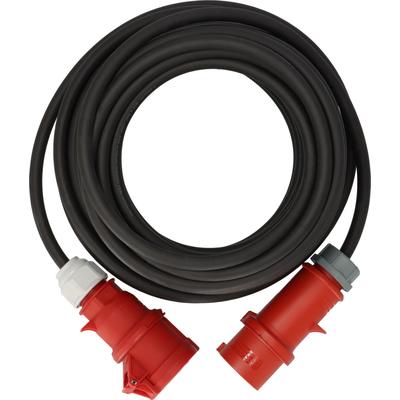 Verlängerungskabel BRENNENSTUHL, schwarz, B:33,5cm H:16cm T:33,5cm, Kabel, mit Phasenwender IP44 Image
