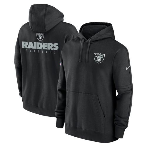 Las Vegas Raiders Nike Sideline Club Fleece Pullover Hoodie - Herren