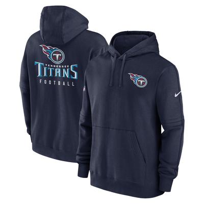 Tennessee Titans Nike Sideline Club Fleece Pullover Hoodie - Herren Image