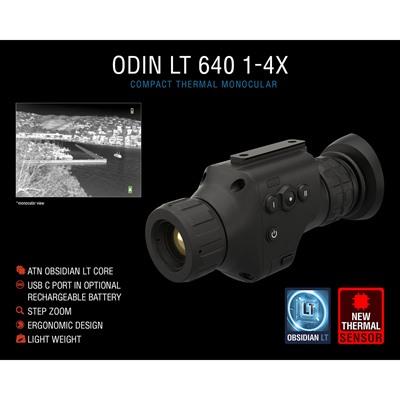 Atn Odin Lt 640 Compact Thermal Viewer - Odin Lt 640 1-4x19mm Compact Thermal Viewer Black