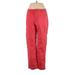 J.Crew Factory Store Khaki Pant: Red Print Bottoms - Women's Size 6