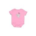 Baby Gap Short Sleeve Onesie: Pink Bottoms - Size Newborn