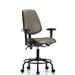 Latitude Run® Vinyl Chair - Desk Height w/ Round Tube Base, Medium Back, Adjustable Arms | 27 W x 25 D in | Wayfair