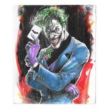 Northwest DC Comics Batman Silk Touch Throw The Mad Clown Polyester in Black/Blue | 60 H x 50 W in | Wayfair 1BAT236000058OOF