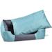 Tucker Murphy Pet™ Water-resistant Pet Bed Polyester/Fleece/Cotton in Blue/Green | 7.9 H x 27.6 W x 35 D in | Wayfair