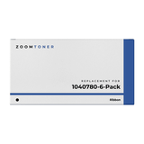 Zoomtoner Compatible with Lexmark IBM 1040780 - 6 Pack Ribbon - Regular Yield - Black
