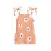 Huakaishijie Kids Baby Girl Summer Dress Sleeveless Tie Shoulder Floral Dress