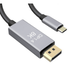 USB C Display Port 1.4 Cable 8K@60Hz 4K@144Hz/120Hz 5K@60Hz 2K@240Hz Thunderbolt 3/4 to DisplayPort HBR3 32.4Gbps Type C DP 1.4 for M1 Pro 2021 Mini XPS 1 Meter 3.28 FT.