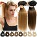 Benehair Clip In Hair Extensions 100% Remy Human Hair Double Weft Straight Blonde 20 -150g Thick Full Head