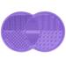 JINGYANG Makeup Brush Cleaner Makeup Brush Cleaner Mat Make Up Brush Cleaner Cleanser Silicone Brush Cleaning Mat Makeup Cleaner for Makeup Brushes & tools Stocking Stuffers for Women